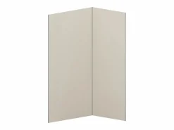 Conjunto 2 paneles de ducha de aluminio con perfiles - L90 x L120 x 210 cm - ITZIAR Panel Mural Para Ducha