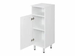 Conjunto para baño de pie, 45 cm, armario con lavabo, columna, semicolumna Lupo
