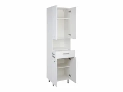 Conjunto para baño de pie 50 cm Armario con lavabo Columna 50 cm Semicolumna Armario superior Lupo