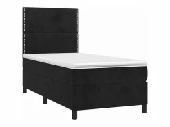 Online Conjunto Boxspring - 80x200 cm + Somieres + colchón + LED terciopelo ES45110 Cama Continental Boxspring