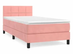 Conjunto Boxspring - 80x200 cm + colchón terciopelo ES301922