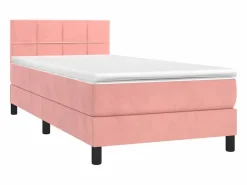 Conjunto Boxspring - 80x200 cm + colchón terciopelo ES301922