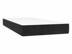 Best Conjunto Boxspring - 80x200 cm + colchón terciopelo ES214067 Negro