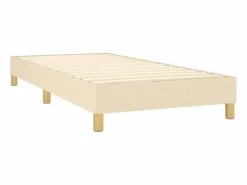 Conjunto Boxspring - 90x190 cm + colchón tela color ES485273 Cama Continental Boxspring