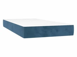 Conjunto Boxspring - 80x200 cm + colchón terciopelo oscuro ES692308