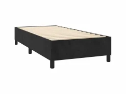 Clearance Conjunto Boxspring - 80x200 cm + Somieres + colchón + LED terciopelo ES44271 Cama Continental Boxspring