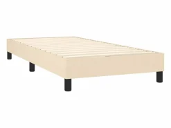 Hot Conjunto Boxspring - 90x190 cm + colchón tela color ES839850 Crema