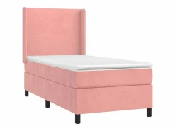 Online Conjunto Boxspring - 80x200 cm colchón y LED terciopelo ES696690 Cama Continental Boxspring