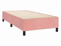 Online Conjunto Boxspring - 80x200 cm colchón y LED terciopelo ES696690 Cama Continental Boxspring
