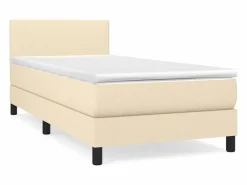 Conjunto Boxspring - 90x190 cm + colchón tela color ES515278