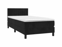 Conjunto Boxspring - 80x200 cm + Somieres + colchón terciopelo ES38089