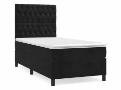 Sale Conjunto Boxspring - 80x200 cm + Somieres + colchón terciopelo ES38170 Cama Continental Boxspring