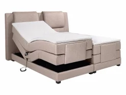 Discount Palacio Conjunto boxspring relax tela 2x90x200 cm CASTEL Beige