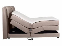 Discount Palacio Conjunto boxspring relax tela 2x90x200 cm CASTEL Beige