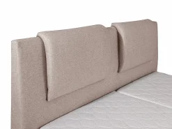 Discount Palacio Conjunto boxspring relax tela 2x90x200 cm CASTEL Beige