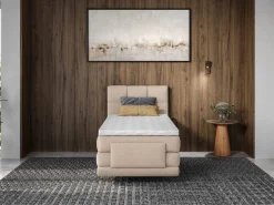 Sale Palacio Conjunto boxspring relax Tela - 100x200 cm LODI Beige