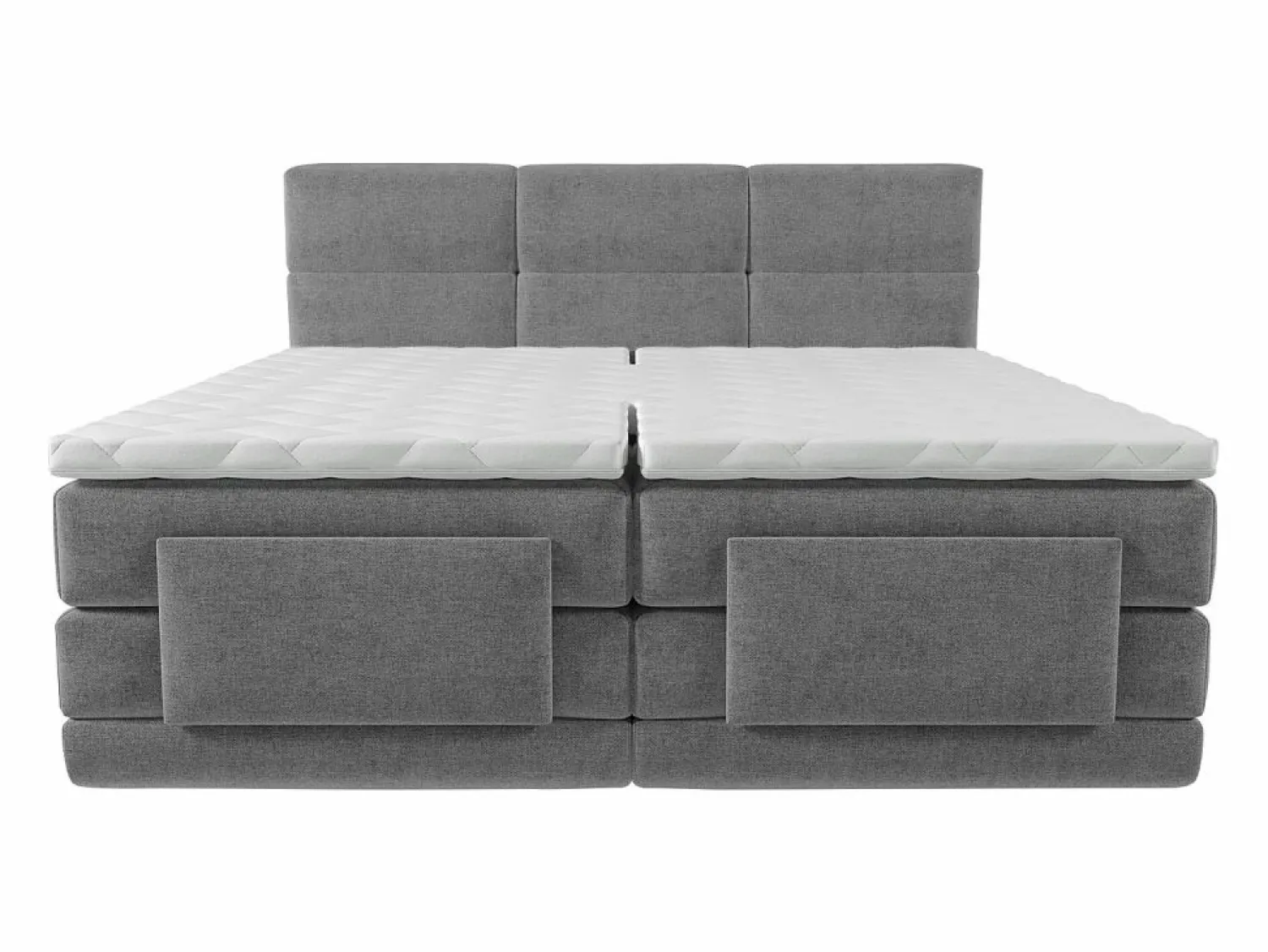 Sale Conjunto boxspring relax tela 2x80x200 LODI Cama Continental Boxspring|Cama Articulada