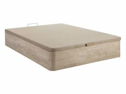 Best Conjunto canapé abatible natural claro colchón de espuma - 120 x 200 cm - DANAE II de YSMÉE Conjunto Colchón Y Somier