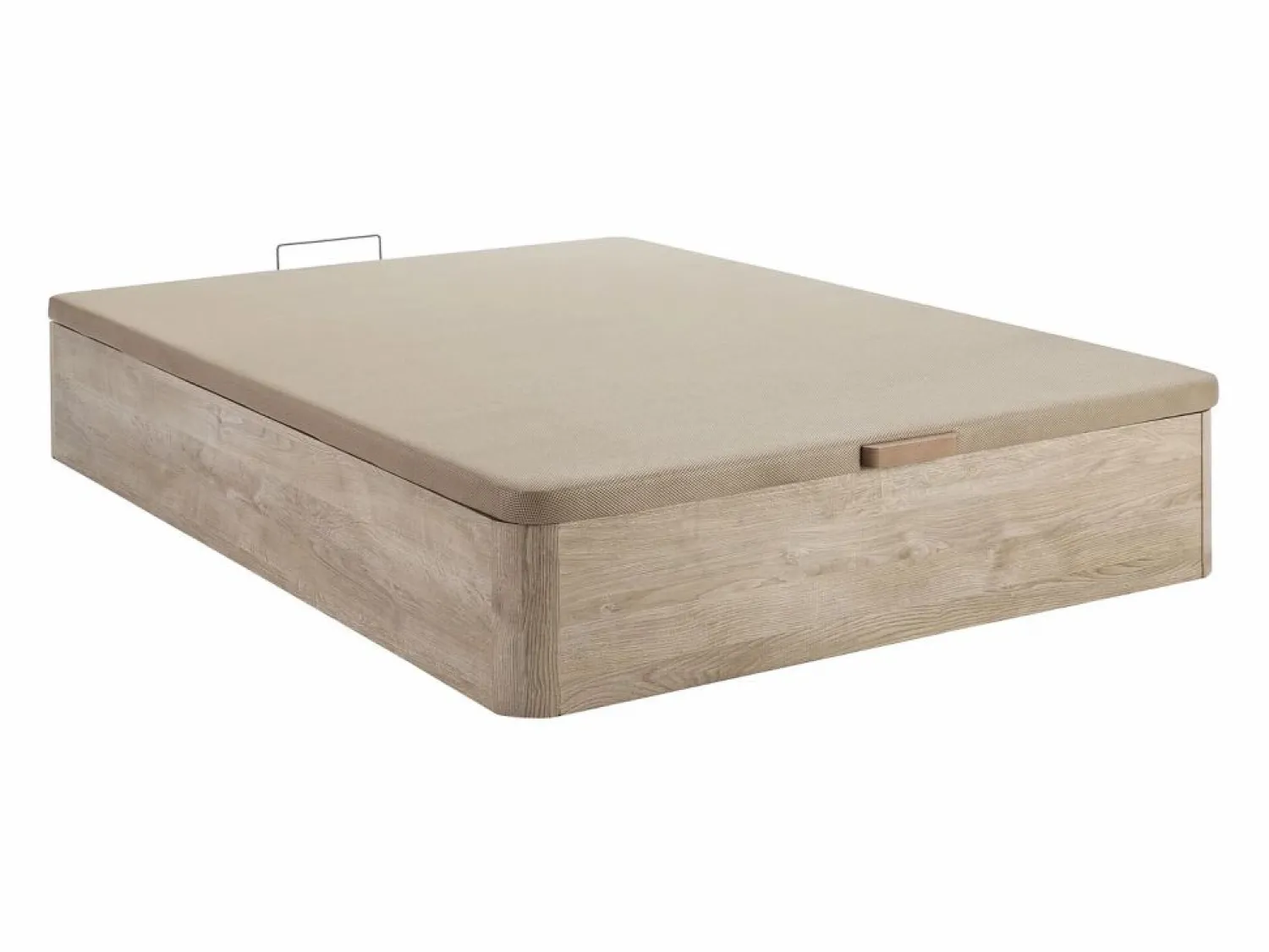 Best Conjunto canapé abatible natural claro colchón de espuma - 120 x 200 cm - DANAE II de YSMÉE Conjunto Colchón Y Somier