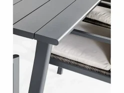 Conjunto comedor jardín ONIX 7 piezas Antracita