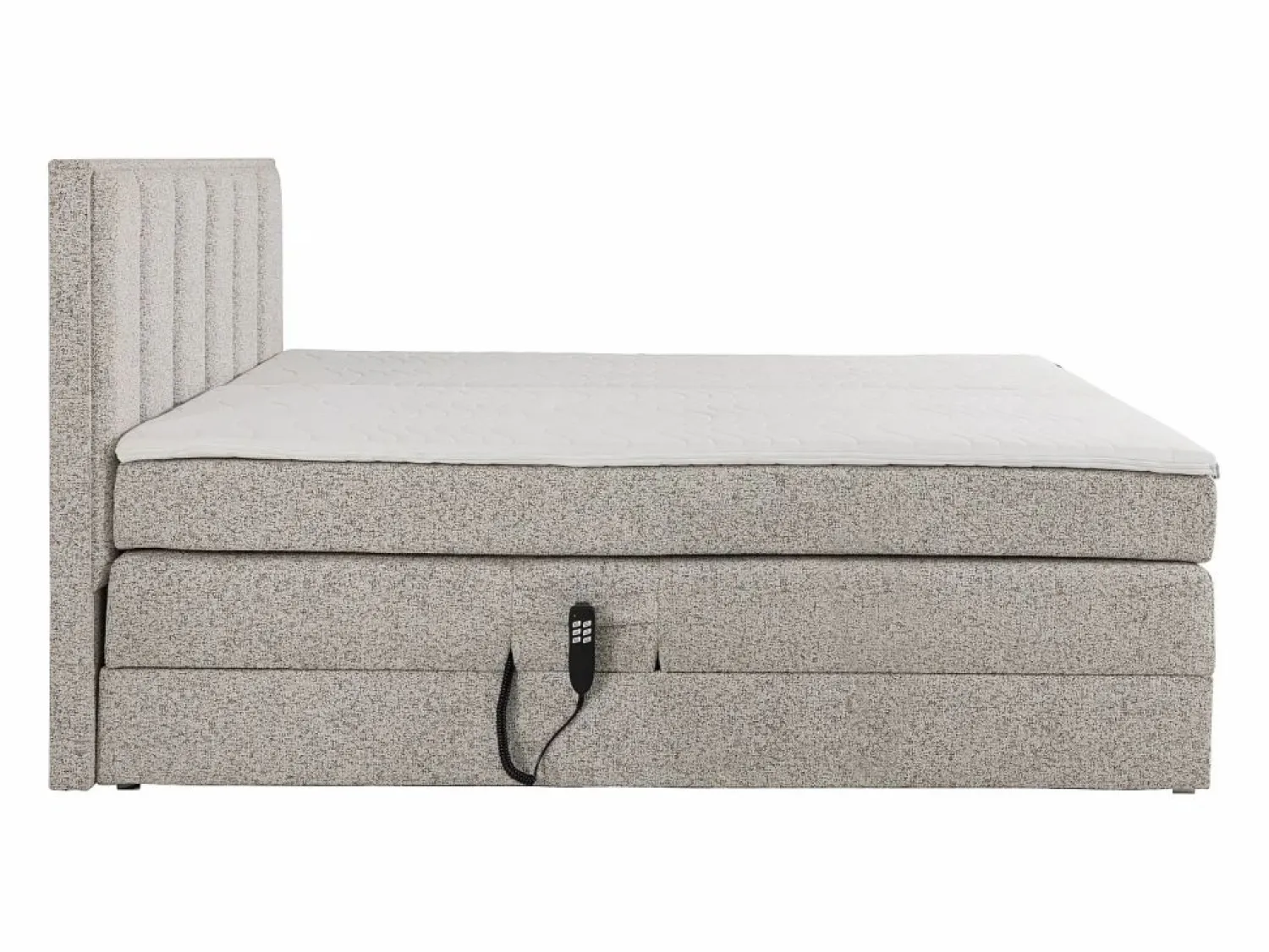 Sale Conjunto completo boxspring eléctrico 2 x 90 x 200 cm - Tela - KALASI de Cama Articulada