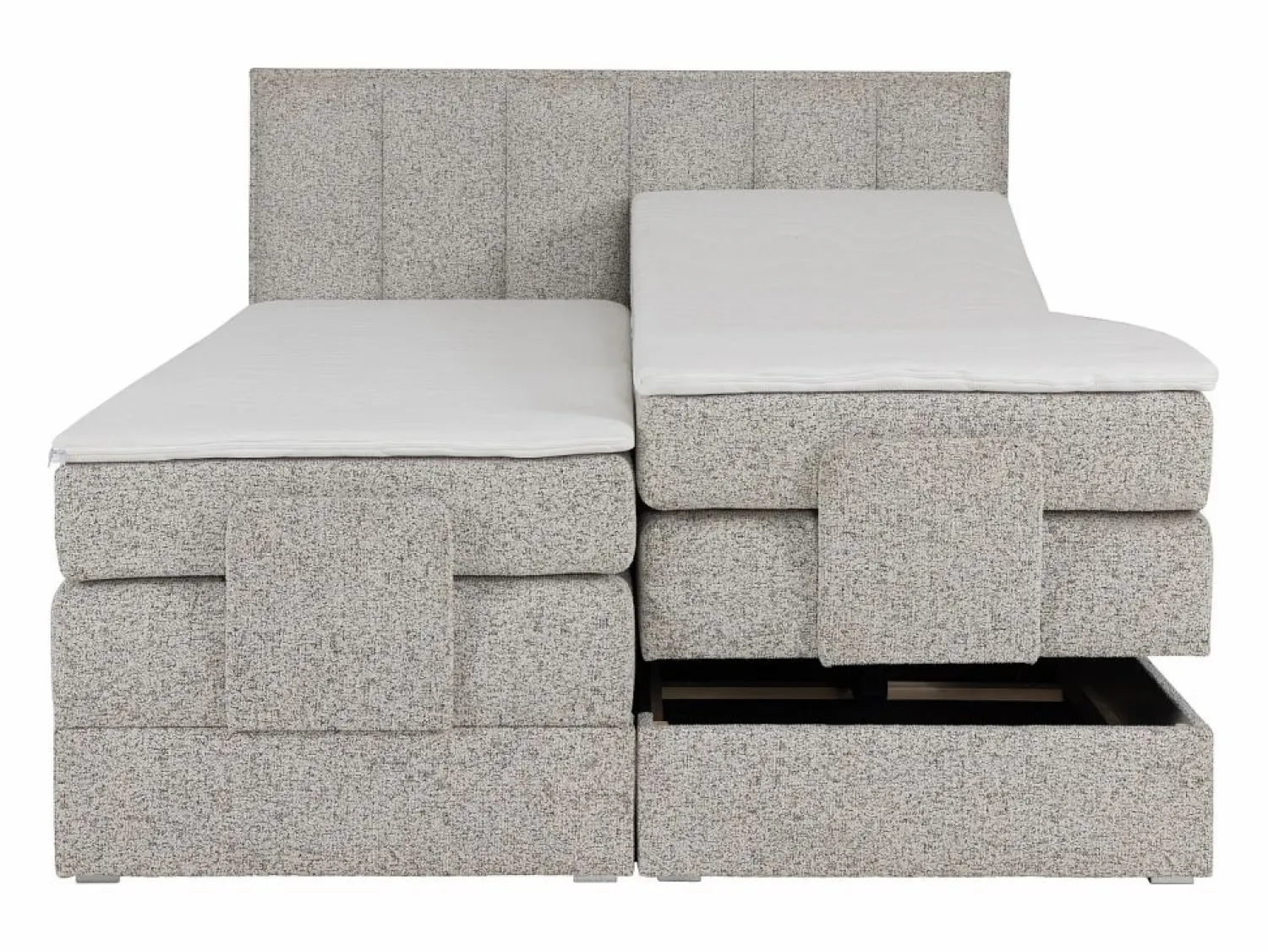 Sale Conjunto completo boxspring eléctrico 2 x 90 x 200 cm - Tela - KALASI de Cama Articulada