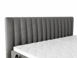 Palacio Conjunto completo Boxspring eléctrico 2 x 90 x 200 cm king size Antracita Tejido - DONISI de