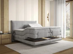 Palacio Conjunto completo Boxspring eléctrico 2 x 90 x 200 cm king size Tejido - ZANORO de