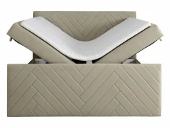 Hot Conjunto completo de ropa de cama canapés abatibles - 180 x 200 - Terciopelo - - MAKANA Cama Continental Boxspring