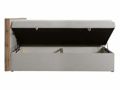 New Ysmée Conjunto completo de ropa de cama decorativa canapés abatibles - 180 x 200 cm - - SIAKI Gris claro