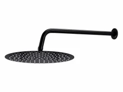 Helloshop26 Conjunto completo de sistema de ducha con cabezal de ducha de acero inoxidable negro 02_0003109