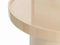 Outlet Conjunto de 2 mesas de centro de MDF - y verde caqui lacado - SYBEVA Mesa De Centro