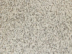 Best Vente-unique Conjunto de 2 sillas con apoyabrazos de tweed y metal negro - - HEKA Crema