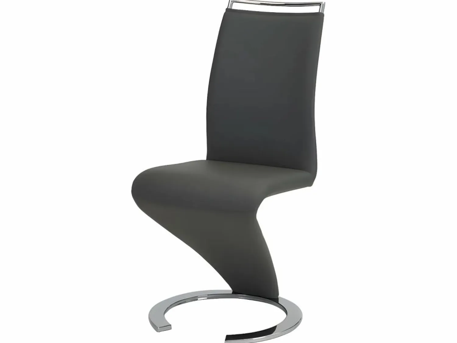 Sale Conjunto de 4 sillas de piel sintética negra TWIZY Sillas Y Lotes De Sillas