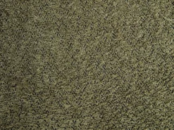 Clearance Vente-unique Conjunto de 2 sillas en tela bouclé y madera de hevea - Verde caqui y negro - LIVELIA Negro / Caqui