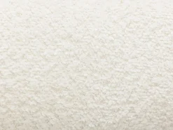 Vente-unique Conjunto de 2 sillas reposabrazos en tela bouclé y madera de Haya - Blanco y negro - LIVELIA