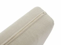 Outlet MYLIA Conjunto de 2 sillones de jardín de aluminio - con cojines beige - LOMIA de Blanco