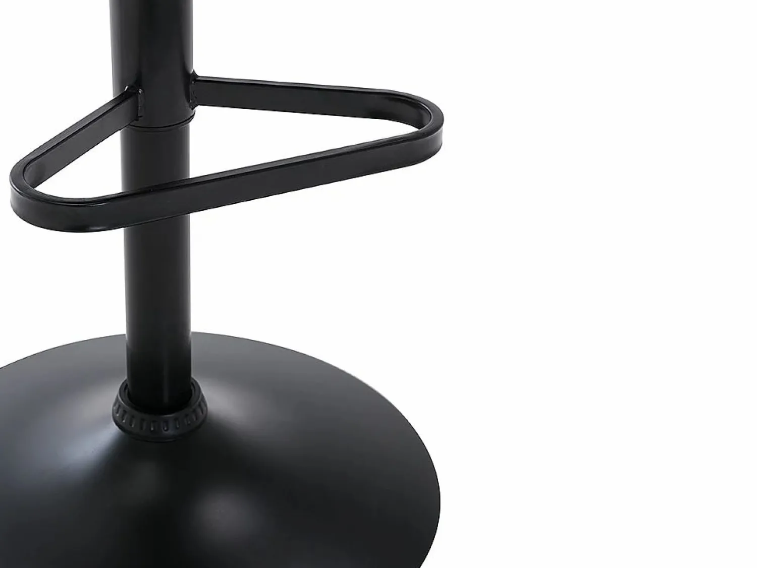 Discount Vente-unique Conjunto de 2 taburetes de bar - Terciopelo y metal - - DORALIZ Negro