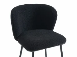 Vente-unique Conjunto de 2 taburetes de bar de felpa y metal - - SENORASE