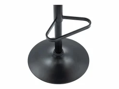 Online Vente-unique Conjunto de 2 taburetes de bar de terciopelo y metal - Altura ajustable - - ELEANA Terracota