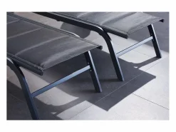 Clearance Conjunto de 2 tumbonas de aluminio LISBOA Tumbona