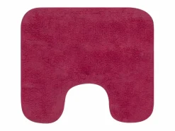 Conjunto de alfombrillas de baño de tela 3 piezas fucsia ES138634 Rosa