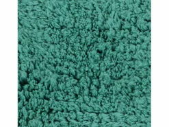 Conjunto de alfombrillas de baño de tela 3 piezas turquesa ES764355