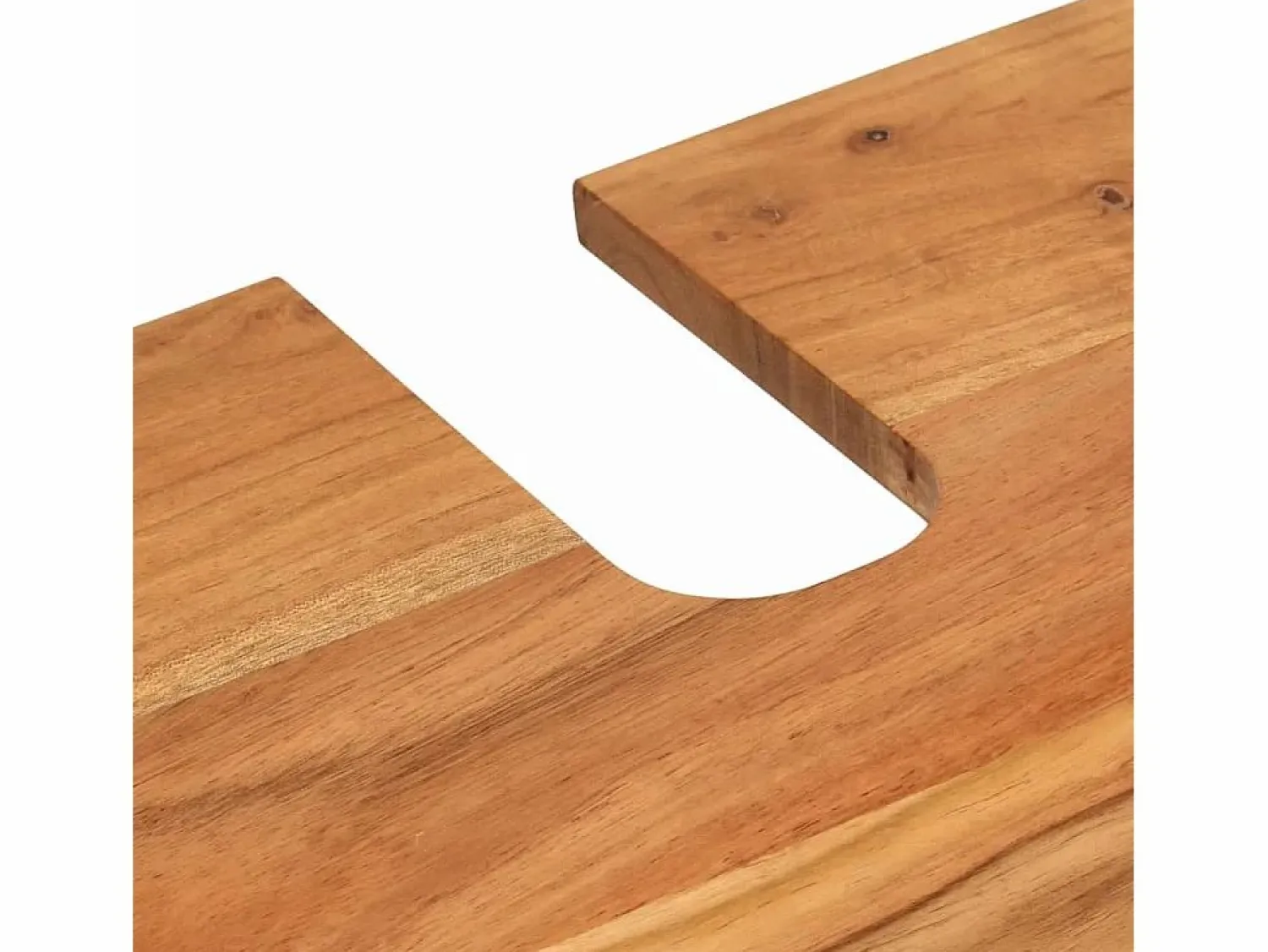 vidaxl Conjunto de armarios de baño 2 piezas madera maciza de acacia