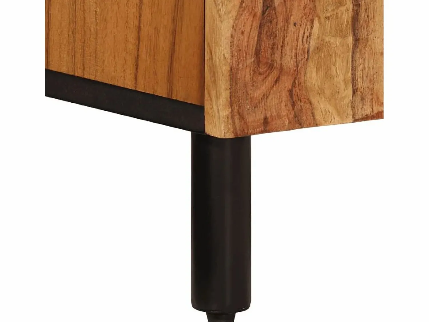 vidaxl Conjunto de armarios de baño 2 piezas madera maciza de acacia