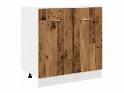 vidaxl Conjunto de armarios de cocina de 7 piezas 