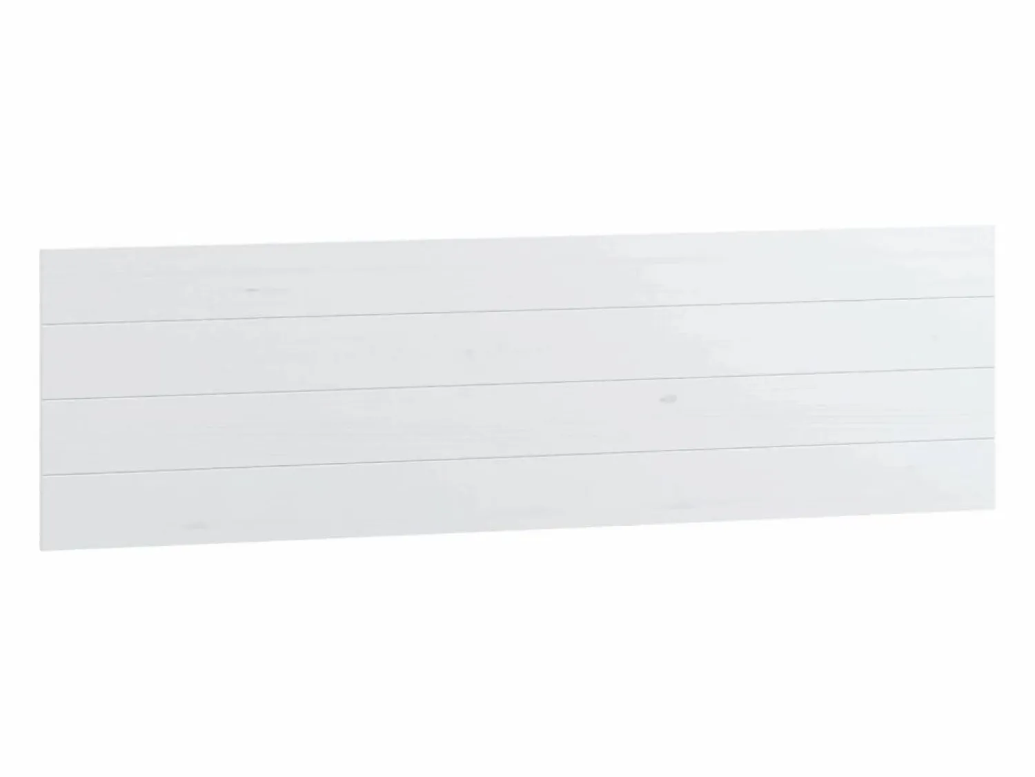 Hot Conjunto de cabecero de 155x45cm y Dos mesitas de Noche de 2 cajones en Madera Maciza en color Blanco