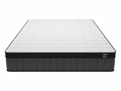 Online Ysmée Conjunto de canapé abatible de 140 x 190 cm colchón híbrido de muelles 7 zonas espuma viscoelástica 25 cm de grosor TOLCA YSMÉE Color natural claro