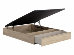 Ysmée Conjunto de canapé abatible de 140 x 190 cm con cajón + colchón de muelles - PRESTIGE de YSMÉE