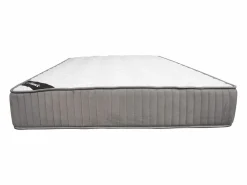 Outlet Ysmée Conjunto de canapé abatible de 160 x 200 cm + colchón de espuma HR y látex - MALINO de YSMÉE Color natural claro